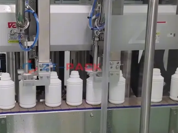 Piston Servo Two Nozzle Tracking Filling Machine