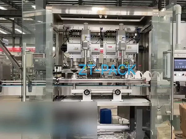 Screw Capping Machine with Inner Plug Inserter